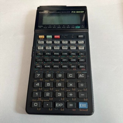 Vintage CASIO programmable calculator FX-603P operation confirmed LTD From Japan