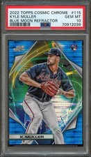 BB - 2022 Topps Cosmic Chrome - Blue Moon 92/99 - #115 - Kyle Muller - PSA 10