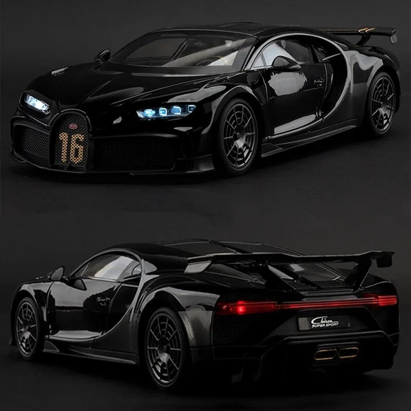 1:18 Scale Model For Bugatti Chiron PUR SPORT Alloy Diecast Metal Racing Car - Image 2 of 4