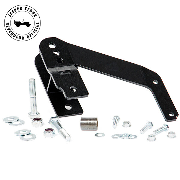 Rallonge barre Panhard arrière en acier robuste pour réaligner l'essieu de Jeep Wrangler JK