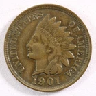 1901 Indian Head Cent - XF/AU