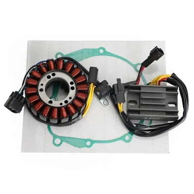 Magneto Stator+Voltage Rectifier+Gasket For Suzuki DR-Z400SM DRZ 400 2000-2019 - Image 1 of 4
