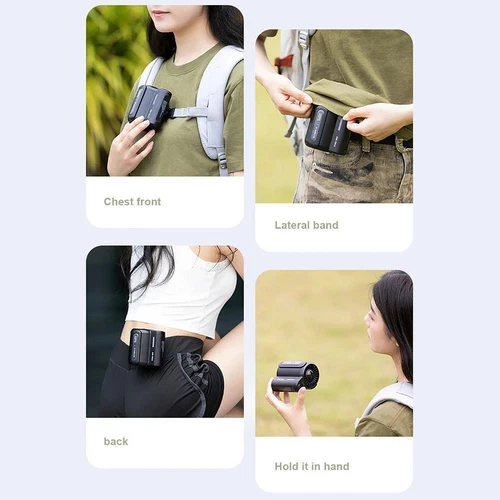 2024 Cool Clip Fan Under Shirt Cool Clip Waist Fan Clip-On Portable Air Cooler - Bild 13 von 23