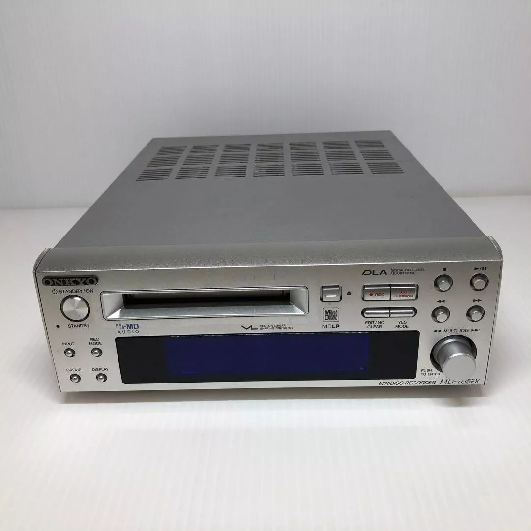 ONKYO MD-105FX Hi-MD MD player MiniDisc Decks PHOTOS & VIDEO