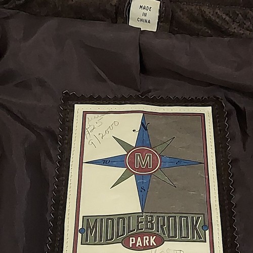 Middlebrook Park Button Down Thin Leather Jacket - Picture 13 of 15
