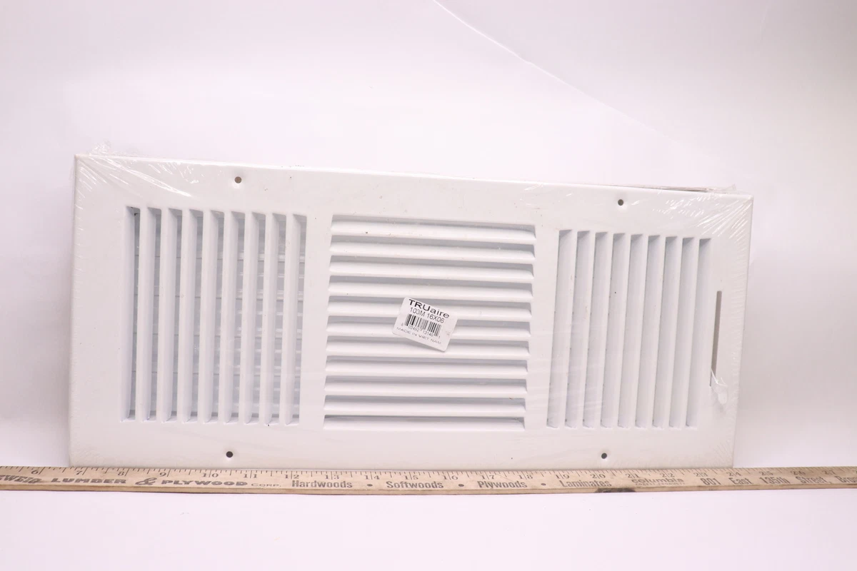 Truaire 3 Way Steel Wall/Ceiling Register 16u0026#034; x 6u0026#034; | eBay