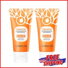 FACE BODY EXFOLIATING PURIFYING GEL Moisturizer Cleansing Skin Scrub Vitamin C