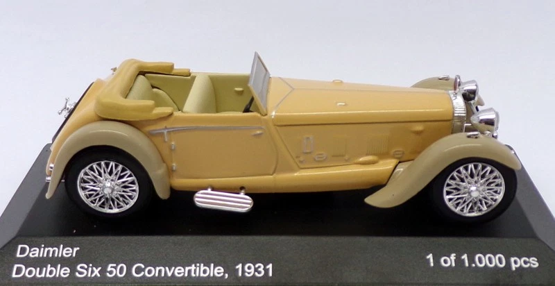 Whitebox escala 1/43 WB198 - 1931 Daimler Double Six 50 conversível - Bege - Imagem 3 de 4