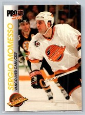 Sergio Momesso 194 1992-93 Pro Set Vancouver Canucks Card