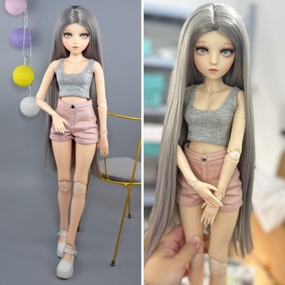 #ad 60cm BJD Doll Eyes Can be Change Clothes Full Set BJD Toys Kids Gift Lifelike $169.99