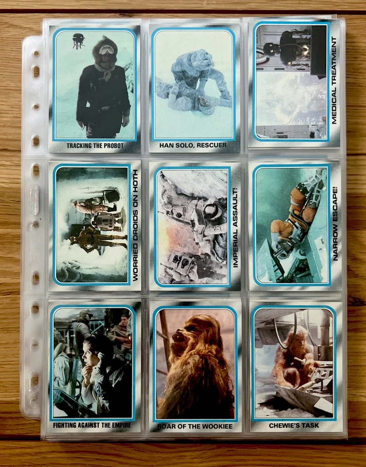 Topps Star Wars Yellow 1980 RARE FULL SET Vader Boba Fett. EMPIRE STRIKES BACK!! - Image 3 of 4