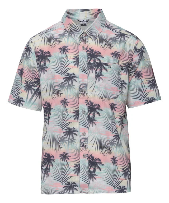 STRAFE savage perforated shirt stretch ultralight hawaiian print UV protection M