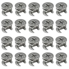 20 Stück Exzenter Möbelverbinder  15x12mm Möbelverbinder Schrankverbinder