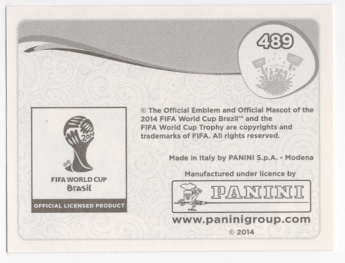 489 Team Deutschland Panini FIFA World Cup Brazil 2014 Sticker | eBay