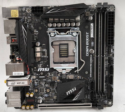 MSI Z370I GAMING PRO CARBON AC Motherboard Mini-ITX Defekt Für Teile