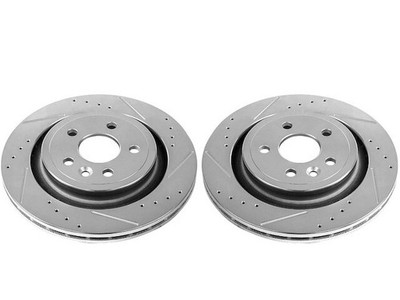 For 2015-2018 Volvo V60 Brake Rotor Set Rear Power Stop 83396FSSQ 2016 2017
