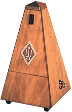 WITTNER wooden metronome Walnut color matte finish beat bell without 803M