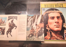 Altes Film Programmheft WEISSE WÖLFE -Gojko Mitic DDR