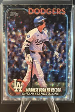 Topps 2024 Update Shohei Ohtani #US123 Dodgers Japanese-Born HR Record