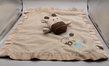 Circo Busy Bee Cow Giraffe Security Blanket Baby Lovey Tan Brown Plush Target