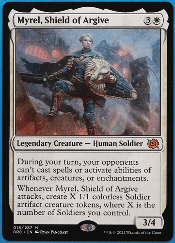 Myrel, Shield of Argive The Brothers' War NM Mythic Rare CARD (506671) ABUGames - Picture 1 of 2