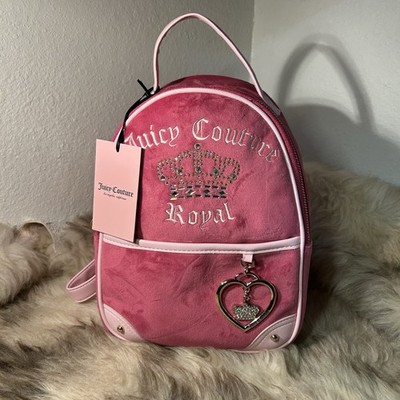 NWT Juicy Couture Kingdom Medium Backpack Raspberry Tart