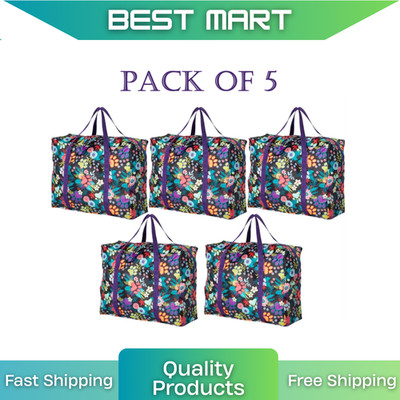 Adventure Awaits Large Duffel Bag Travel Lightweight Durable Free Ship Pack of 5