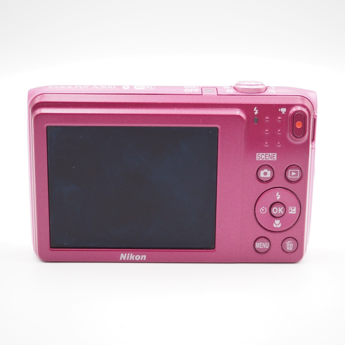 Mint] Nikon COOLPIX A300 Pink 20.0MP Digital Camera w/Battery