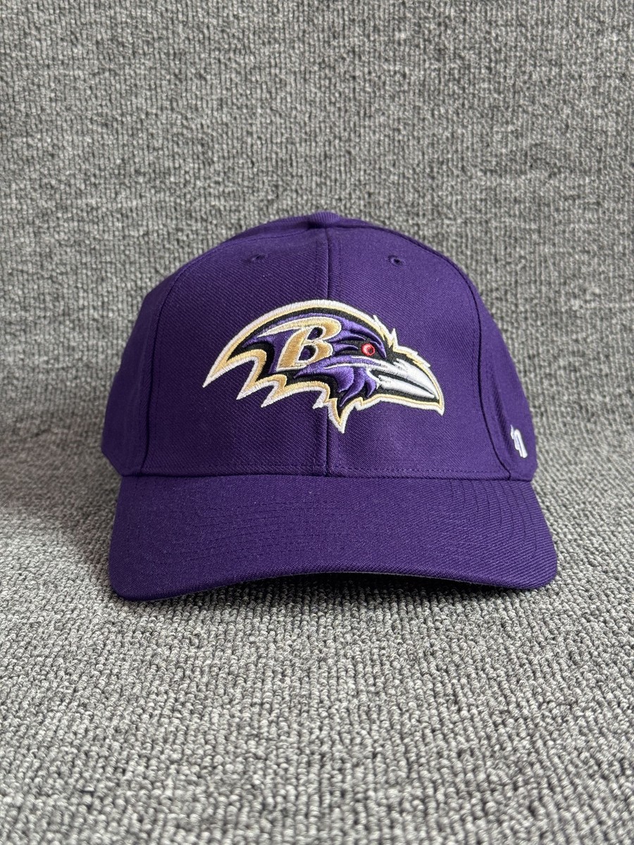 '47 Brand Baltimore Ravens Baseball Cap Strapback Hat Purple One Size NFL