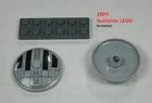 LEGO NEW 4x4 Light Bluish Grey Dish Star Wars Hatch (2x) 6224386 Brick 38373