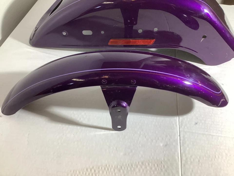 Harley Duece Front/Rear Fenders '00-'07 FSXTD- Purple Foto 2 de 4