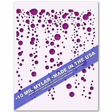 Circle Dot Pattern Stencil - Abstract Background 10 Mil Mylar Template