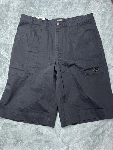 Short Nike Supreme Denim Homme 40 Baggy Hip Hop Grunge Skater Streetwear Noir