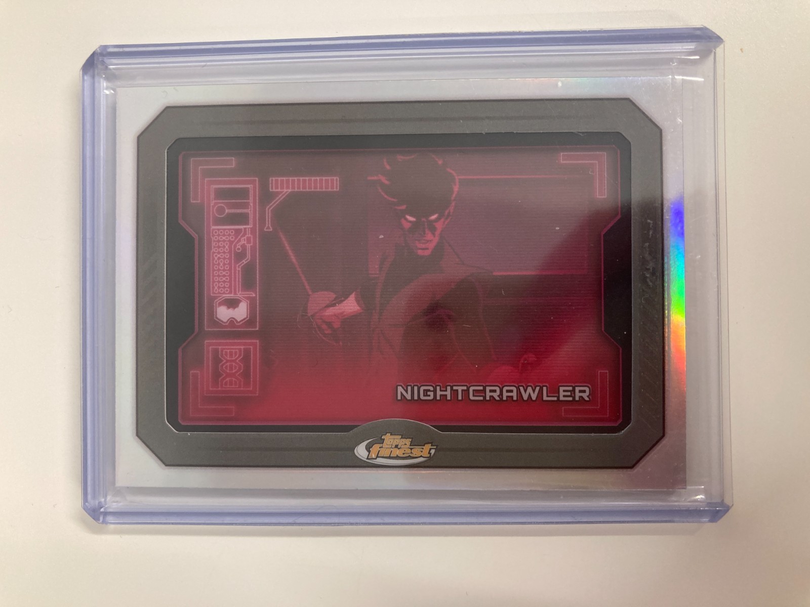 TOPPS MARVEL X-MEN 97 FINEST 2025 NIGHTCRAWLER X-MEN SENTINEL SCAN CAR D.