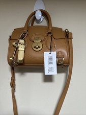 Steve Madden Hazelnut BCLIPP Satchel Key Charms Turn Lock Detachable Strap