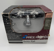 Price Pfister Chrome Mini Widespread Lavatory Faucet Porcelain Cross Handles
