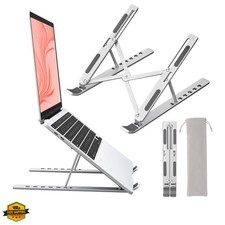 Laptop Stand for Desk, Aluminum Metal MacBook Stand  Computer Riser for Desk, ...