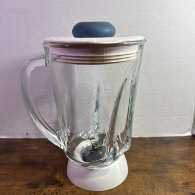 Hamilton Beach 5 Cup Wave Action Glass Blender 40oz Pitcher With Lid And Base