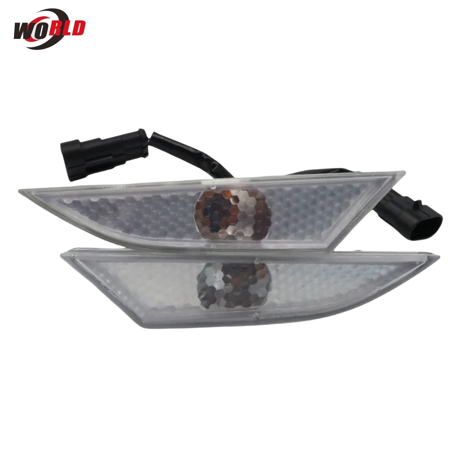 Left & Right Clear Side Marker Indicator Lens For Lamborghini Gallardo 560 570
