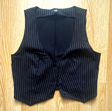 C&A Damen Anzugweste Gr. 36 schwarz/weiß Nad...