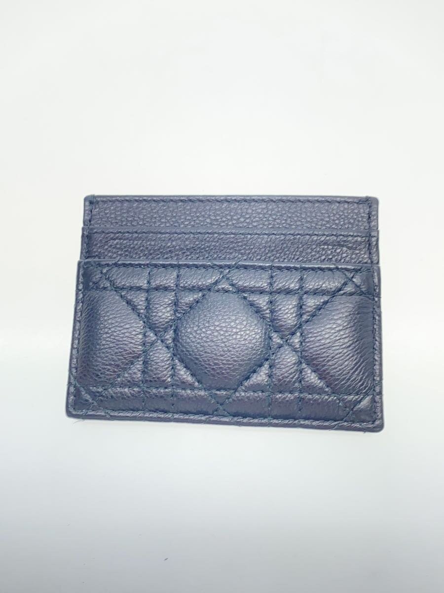 Christian Dior Leather Card Case, Black, Solid Color, Women's thumbnail 2