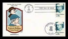 DR JIM STAMPS US COVER FRANCES PERKINS FDC DUAL CANCEL COLLINS HAND PAINTED
