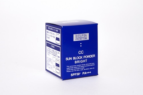 "DIEUFRA CC Sunblock Powder Bright" SPF50+ PA+++ Sunscreen Makeup Topper Japan - Picture 8 of 14