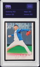 2022 BBM 2nd Version #555 Hiromi Itoh Hokkaido Fighters - CGA 9.5 Digital Grade