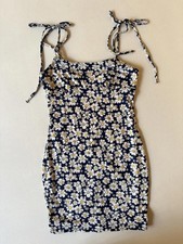 SHEIN Women's Floral Mini Dress with Tie Straps