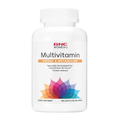 GNC Women's Energy & Metabolism Multivitamin, 180 Tabletten, EU VERKÄUFER