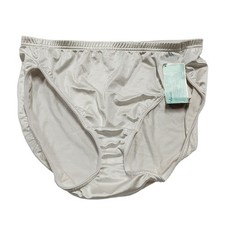 VTG Vanity Fair White Second Skin Satin Womens Panties XXL 9 13-845