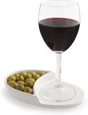 Ceramic Coaster & Snack Dish Combined, Suitable forhot or Cold Drinks