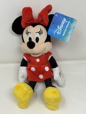 Disney Minnie Mouse 13 Plush Doll Classic Polka Dot Red Dress