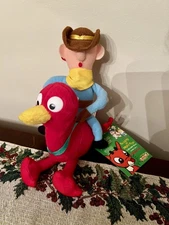 1999 RUDOLPH ISLAND MISFIT TOYS CVS PLUSH STUFFINS MISFIT COWBOY NWT 